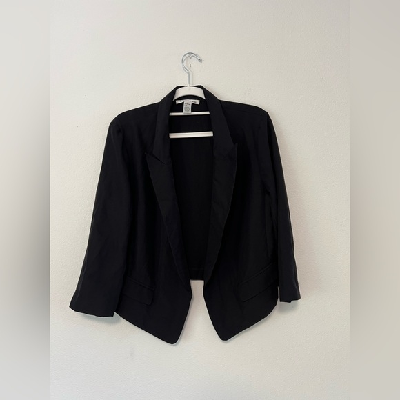 Kenneth Cole New York Jackets & Blazers - Kenneth Cole NY Black Open Front Blazer